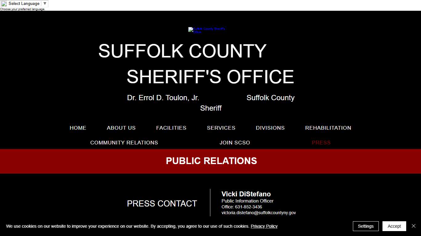 PRESS Suffolk County Sheriffs Office